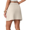 image:imageGRECERELLE 2026 Active Skirts for Women with Builtin Shorts and Pockets for Golf Tennis Hiking Workout Casual SkortOatmeal