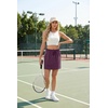 image:imageGRECERELLE 2026 Active Skirts for Women with Builtin Shorts and Pockets for Golf Tennis Hiking Workout Casual SkortRosewood Strips