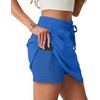 image:imageGRECERELLE 2026 Active Skirts for Women with Builtin Shorts and Pockets for Golf Tennis Hiking Workout Casual SkortRoyal Blue