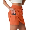 image:imageGRECERELLE 2026 Active Skirts for Women with Builtin Shorts and Pockets for Golf Tennis Hiking Workout Casual SkortTan