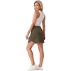 image:imageGRECERELLE 2026 Summer Dolphin Active Skirts for Golf Tennis Hiking Cycling Workout Casual Shorts with 4 PocketsArmy Green