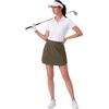 image:imageGRECERELLE 2026 Summer Dolphin Active Skirts for Golf Tennis Hiking Cycling Workout Casual Shorts with 4 PocketsArmy Green