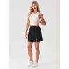 image:imageGRECERELLE 2026 Summer Dolphin Active Skirts for Golf Tennis Hiking Cycling Workout Casual Shorts with 4 PocketsBlack