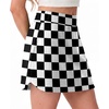 image:imageGRECERELLE 2026 Summer Dolphin Active Skirts for Golf Tennis Hiking Cycling Workout Casual Shorts with 4 PocketsCheckered