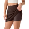 image:imageGRECERELLE 2026 Summer Dolphin Active Skirts for Golf Tennis Hiking Cycling Workout Casual Shorts with 4 PocketsDark Coffee