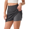 image:imageGRECERELLE 2026 Summer Dolphin Active Skirts for Golf Tennis Hiking Cycling Workout Casual Shorts with 4 PocketsDark Gray