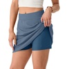 image:imageGRECERELLE 2026 Summer Dolphin Active Skirts for Golf Tennis Hiking Cycling Workout Casual Shorts with 4 PocketsDenim Blue