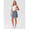 image:imageGRECERELLE 2026 Summer Dolphin Active Skirts for Golf Tennis Hiking Cycling Workout Casual Shorts with 4 PocketsDenim Blue