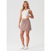 image:imageGRECERELLE 2026 Summer Dolphin Active Skirts for Golf Tennis Hiking Cycling Workout Casual Shorts with 4 PocketsRose Brown
