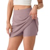image:imageGRECERELLE 2026 Summer Dolphin Active Skirts for Golf Tennis Hiking Cycling Workout Casual Shorts with 4 PocketsRose Brown
