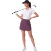image:imageGRECERELLE 2026 Summer Dolphin Active Skirts for Golf Tennis Hiking Cycling Workout Casual Shorts with 4 PocketsRosewood