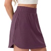 image:imageGRECERELLE 2026 Summer Dolphin Active Skirts for Golf Tennis Hiking Cycling Workout Casual Shorts with 4 PocketsRosewood