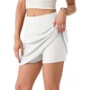 image:imageGRECERELLE 2026 Summer Dolphin Active Skirts for Golf Tennis Hiking Cycling Workout Casual Shorts with 4 PocketsWhite