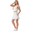 image:imageGRECERELLE 2026 Summer Dolphin Active Skirts for Golf Tennis Hiking Cycling Workout Casual Shorts with 4 PocketsWhite