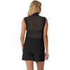 image:imageGRECERELLE 2026 Women 2 Piece Sets Crochet Hollow Knit HalfZip Sweater Tank Top amp Shorts Lounge Travel Matching OutfitsBlack