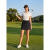 image:imageGRECERELLE 2026 Women Active Skirts with Side Slit Builtin Shorts amp Pockets for Tennis Golf Athletic Casual SkortBlack