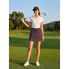image:imageGRECERELLE 2026 Women Active Skirts with Side Slit Builtin Shorts amp Pockets for Tennis Golf Athletic Casual SkortRosewood
