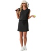 image:imageGRECERELLE 2026 Women Summer Casual 2 Piece Outfits Skort Sets Sleeveless VNeck Top amp Tennis Skirt with Pockets for AthleticBlack