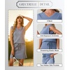 image:imageGRECERELLE 2026 Women Summer Casual 2 Piece Outfits Skort Sets Sleeveless VNeck Top amp Tennis Skirt with Pockets for AthleticDark Coffee