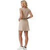 image:imageGRECERELLE 2026 Women Summer Casual 2 Piece Outfits Skort Sets Sleeveless VNeck Top amp Tennis Skirt with Pockets for AthleticOatmeal