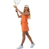 image:imageGRECERELLE 2026 Women Summer Casual 2 Piece Outfits Skort Sets Sleeveless VNeck Top amp Tennis Skirt with Pockets for AthleticVibrant Orange