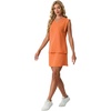 image:imageGRECERELLE 2026 Women Summer Casual 2 Piece Outfits Skort Sets Sleeveless VNeck Top amp Tennis Skirt with Pockets for AthleticVibrant Orange