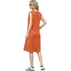 image:imageGRECERELLE 2026 Women Summer InsideOut VNeck Casual Loose Split WrinkleFree Midi Dress with PocketsTan