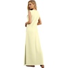 image:imageGRECERELLE 2026 Women YearRound Casual Round Neck Loose Split WrinkleFree Long Maxi Vacation Dress with Pockets XXS4XLApricot