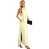 image:imageGRECERELLE 2026 Women YearRound Casual Round Neck Loose Split WrinkleFree Long Maxi Vacation Dress with Pockets XXS4XLApricot
