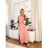 image:imageGRECERELLE 2026 Women YearRound Casual Round Neck Loose Split WrinkleFree Long Maxi Vacation Dress with Pockets XXS4XLDeep Pink
