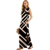 image:imageGRECERELLE 2026 Women YearRound Casual Round Neck Loose Split WrinkleFree Long Maxi Vacation Dress with Pockets XXS4XLFp Black Rectangle