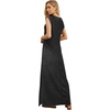 image:imageGRECERELLE 2026 Women YearRound Casual Round Neck Loose Split WrinkleFree Long Maxi Vacation Dress with Pockets XXS4XLFp Halloween Pumpkin