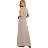 image:imageGRECERELLE 2026 Women YearRound Casual Round Neck Loose Split WrinkleFree Long Maxi Vacation Dress with Pockets XXS4XLRose Brown