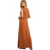 image:imageGRECERELLE 2026 Women YearRound Casual Round Neck Loose Split WrinkleFree Long Maxi Vacation Dress with Pockets XXS4XLTan