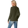 image:imageGRECERELLE 2026 Womens Fall Winter Long Sleeve Casual Pullover Sweater TopsArmy Green