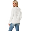 image:imageGRECERELLE 2026 Womens Fall Winter Long Sleeve Casual Pullover Sweater TopsCream White