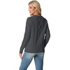 image:imageGRECERELLE 2026 Womens Fall Winter Long Sleeve Casual Pullover Sweater TopsDark Gray