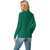 image:imageGRECERELLE 2026 Womens Fall Winter Long Sleeve Casual Pullover Sweater TopsDark Green