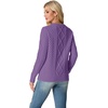 image:imageGRECERELLE 2026 Womens Fall Winter Long Sleeve Casual Pullover Sweater TopsLilac