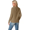 image:imageGRECERELLE 2026 Womens Fall Winter Long Sleeve Casual Pullover Sweater TopsMedium Camel