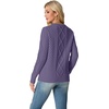 image:imageGRECERELLE 2026 Womens Fall Winter Long Sleeve Casual Pullover Sweater TopsPurple