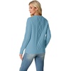 image:imageGRECERELLE 2026 Womens Fall Winter Long Sleeve Casual Pullover Sweater TopsSky Blue