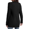 image:imageGRECERELLE 2026 Womens Long Sleeve Cable Knit Cardigan Sweater with Pockets03black