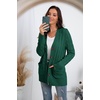 image:imageGRECERELLE 2026 Womens Long Sleeve Cable Knit Cardigan Sweater with Pockets08dark Green