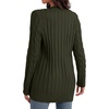 image:imageGRECERELLE 2026 Womens Long Sleeve Cable Knit Cardigan Sweater with Pockets09army Green
