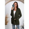 image:imageGRECERELLE 2026 Womens Long Sleeve Cable Knit Cardigan Sweater with Pockets09army Green