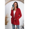 image:imageGRECERELLE 2026 Womens Long Sleeve Cable Knit Cardigan Sweater with Pockets10red