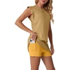 image:imageGRECERELLE 2026 Womens Summer 2 Piece Skort Set Cap Sleeve Round Neck Top amp Tennis Skirt with Pockets for Athletic amp CasualGinger