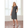 image:imageGRECERELLE 2026 Womens Summer Casual WrinkleFree Midi Dress with PocketsDark Gray