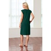 image:imageGRECERELLE 2026 Womens Summer Casual WrinkleFree Midi Dress with PocketsDark Green